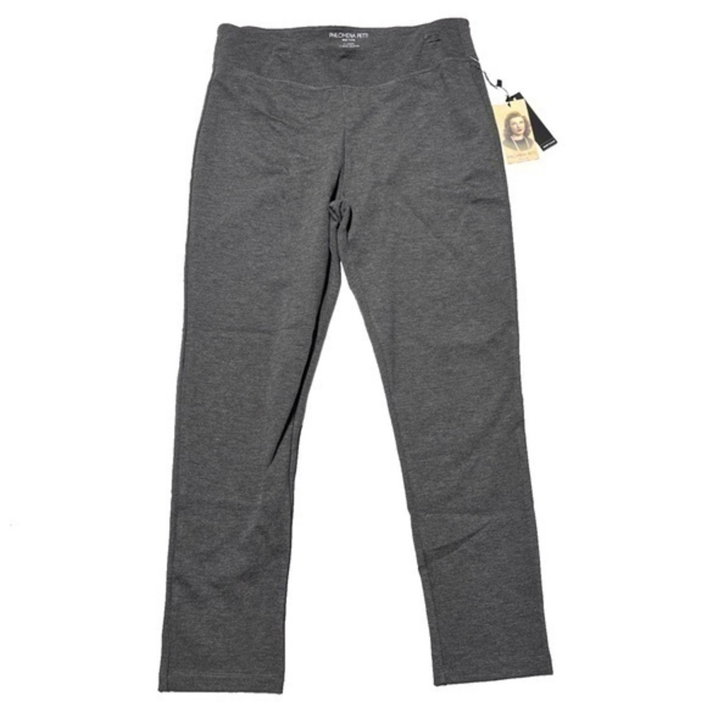 NWT Philomena Petti Gray High Rise Solid Stretch Legging XL